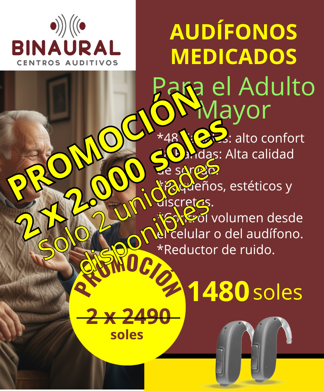 Audífono a Pilas